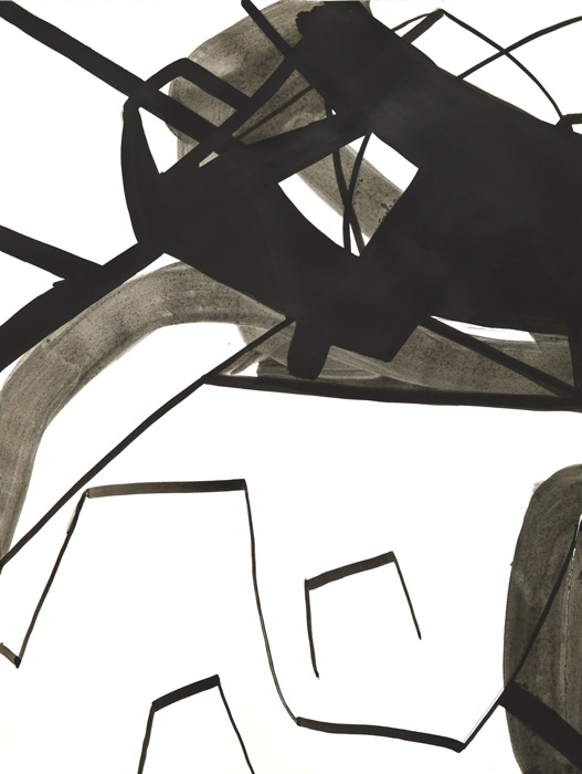 Jakob Flohe: Mickey, 2014, Tusche auf Papier, 61 x 46 cm (Kupferstich-Kabinett, Staatliche Kunstsammlungen Dresden)