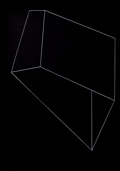 Jakob Flohe: <b>Space</b> 2021<br>Kreidestift auf Papier<br>59,4 x 42 cm